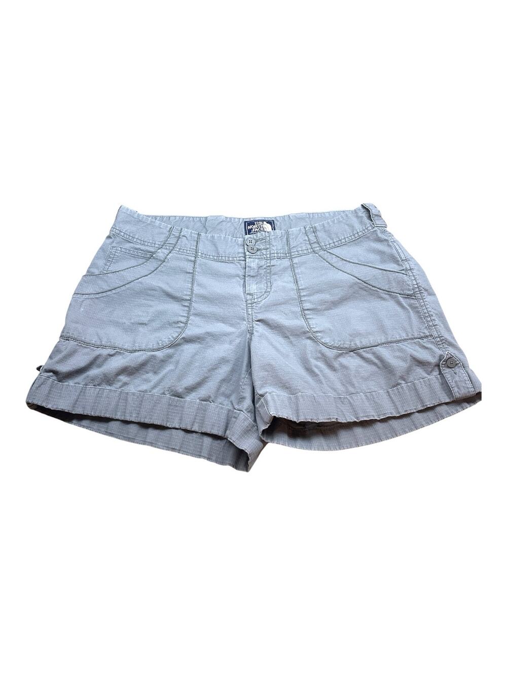 The North Face Shorts Gray Cargo Hiking Size 10 Outdoor Stretch